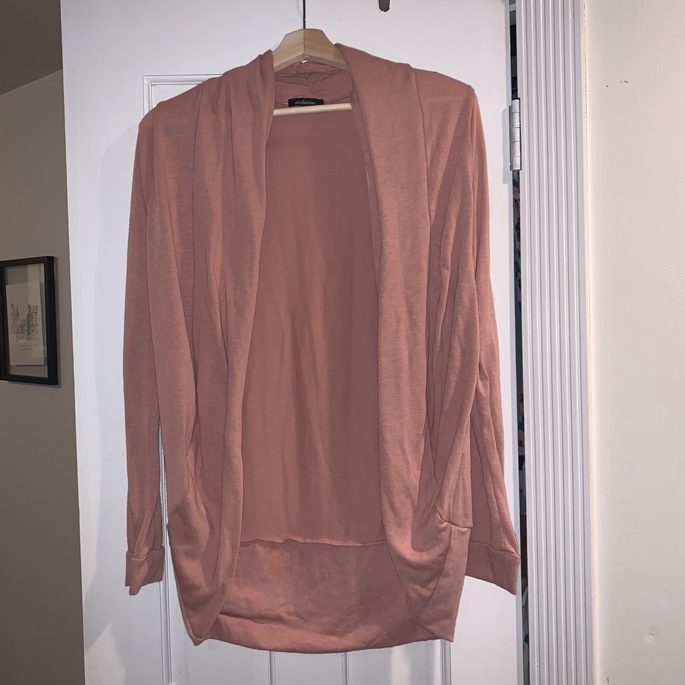 Shawl Open-Front Cardigan